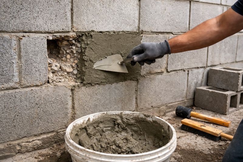 Block Wall Repair in Moneta, VA
