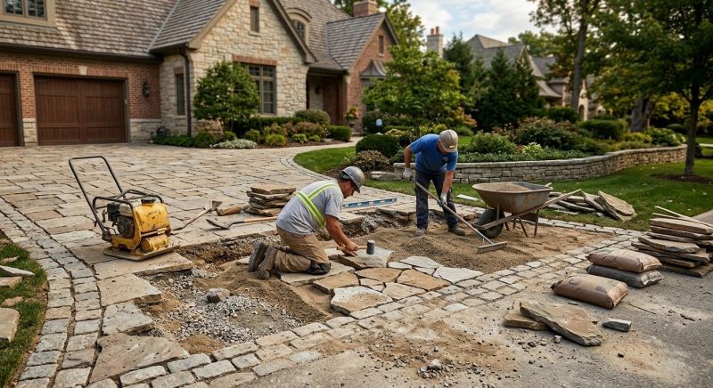 Brick Driveway Repair in Roanoke, VA