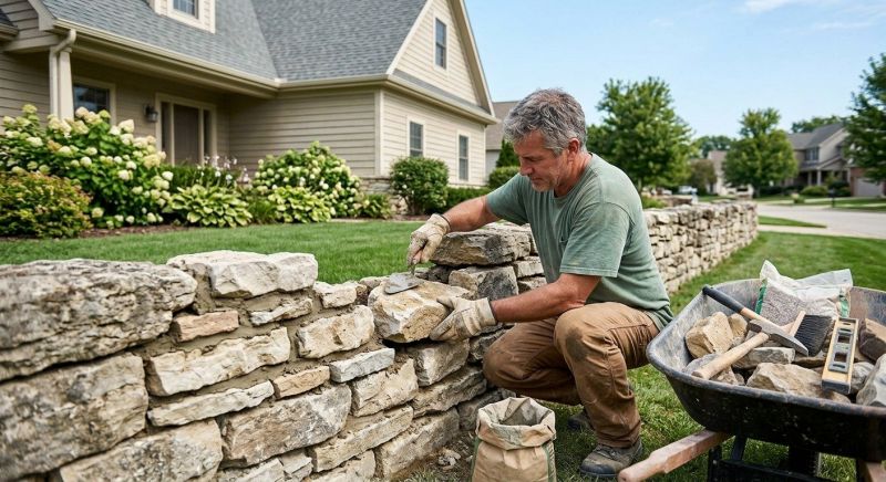 Brick Fence Repair in Roanoke, VA