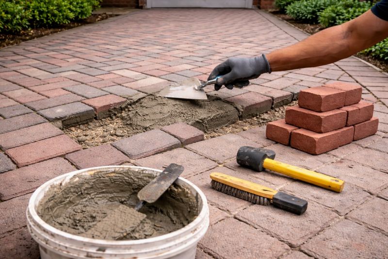 Brick Flatwork Repair in Moneta, VA