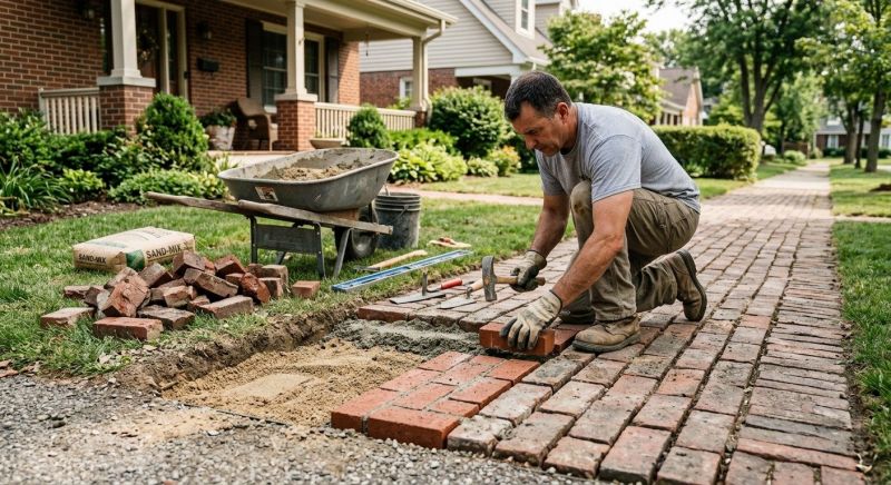 Brick Flatwork Repair in Salem, VA