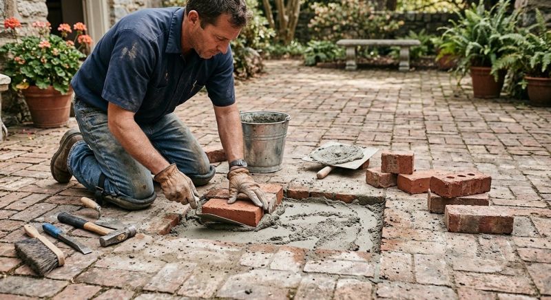 Brick Floor Repair in Roanoke, VA