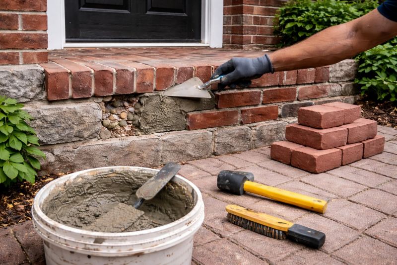 Brick Steps Repair in Roanoke, VA