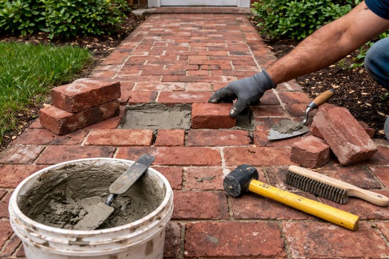 Brick Stoop Repair in Roanoke, VA