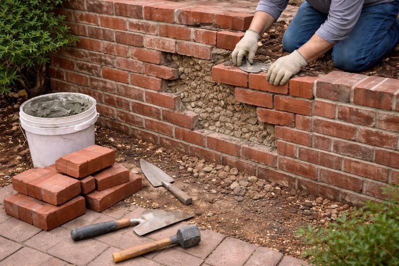 Brick Wall Repair in Roanoke, VA