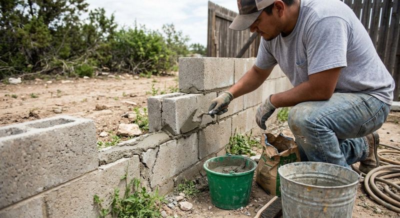 Concrete Block Repair in Franklin County, VA