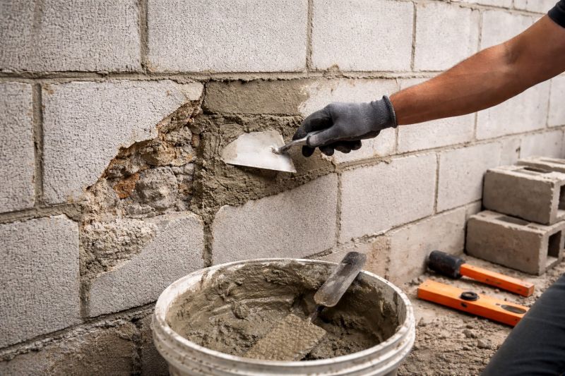 Concrete Block Repair in Wirtz, VA