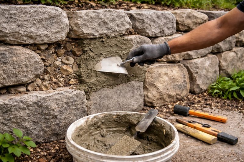 Retaining Wall Repair in Botetourt County, VA