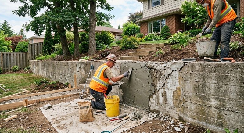 Retaining Wall Repair in Christiansburg, VA