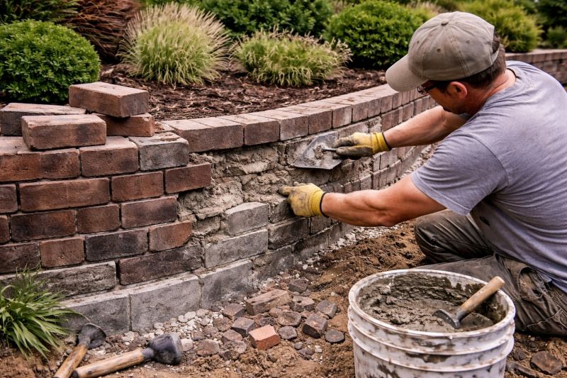 Retaining Wall Repair in Franklin County, VA