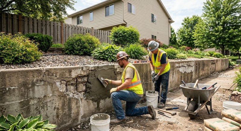 Retaining Wall Repair in Roanoke, VA