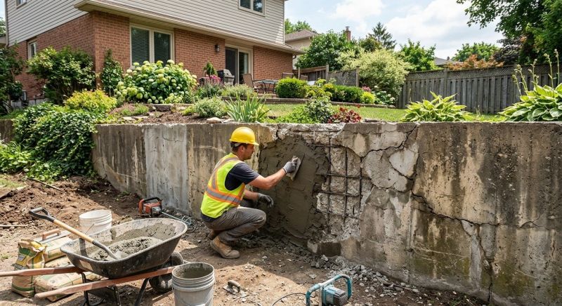 Retaining Wall Repair in Moneta, VA