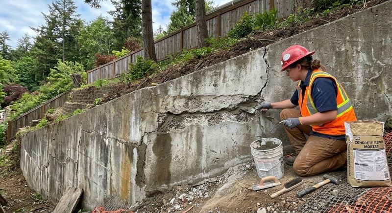 Retaining Wall Repair in Rocky Mount, VA