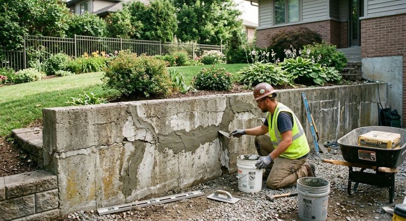 Retaining Wall Repair in Salem, VA