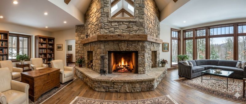 Stone Chimney Installation in Boones Mill, VA