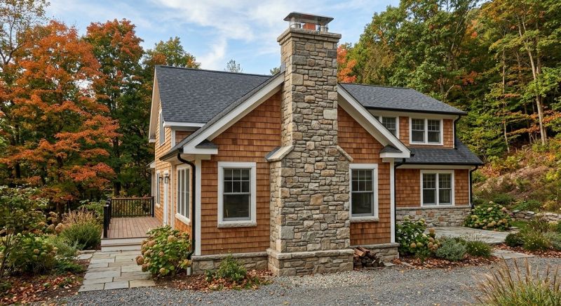 Stone Chimney Installation in Christiansburg, VA
