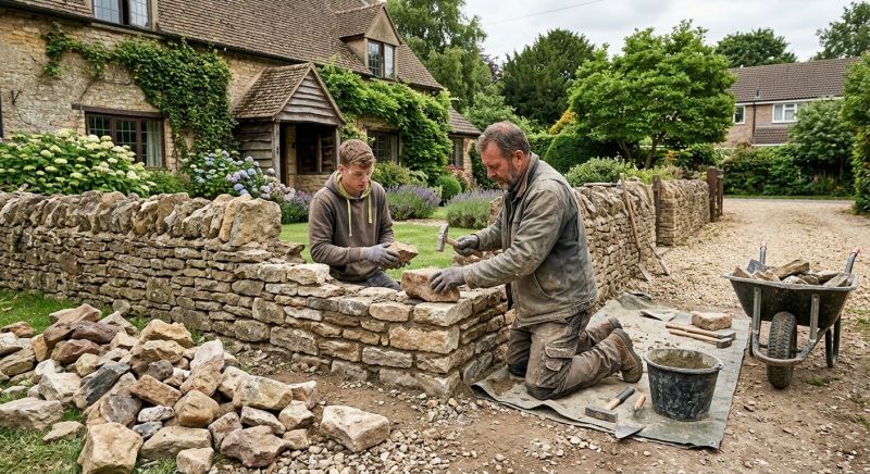 Stone Wall Repair in Blacksburg, VA