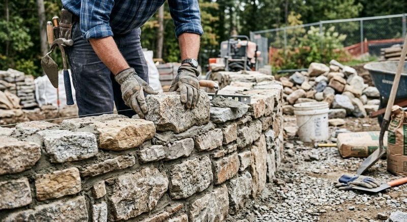 Stonework Installation in Blacksburg, VA